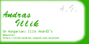 andras illik business card